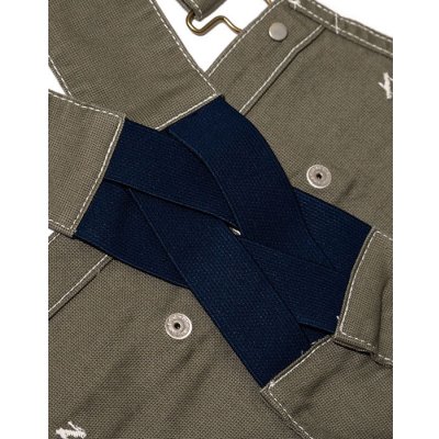 編み込み式のゴム製サスペンダー