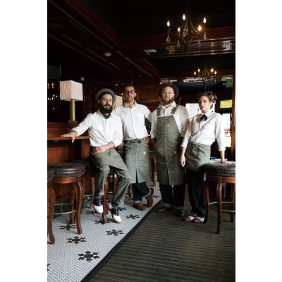 画像9: ダック地 ミドルエプロン [LCK79010] Lee-リー