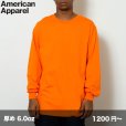画像1: 6.0oz ヘビーウェイトコットン 長袖Tシャツ [1304] american apparel-アメリカンアパレル (1)
