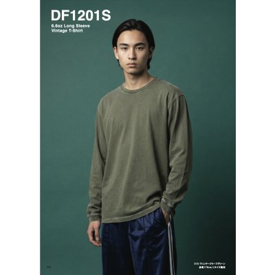 画像2: 6.6oz ヴィンテージ長袖Tシャツ [DF1201S] D-FACTORY-ディーファクトリー