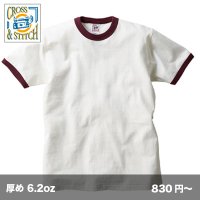 オープンエンド リンガーTシャツ [OE1121] CROSS＆STITCH-クロスアンドスティッチ