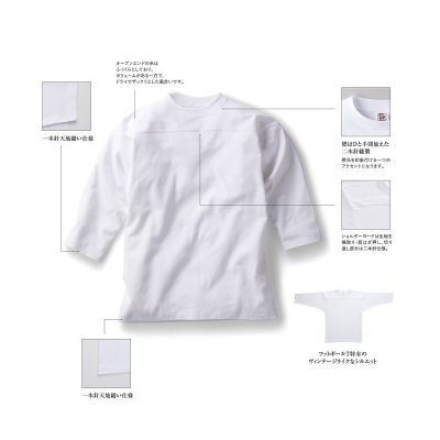 画像3: 6.2oz オープンエンド フットボールTシャツ [OE1240] CROSS＆STITCH-クロスアンドスティッチ