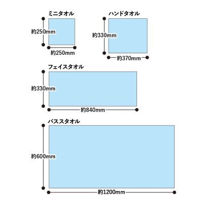 画像4: 今治白タオル ミニ [TR0784] MARKLESS STYLE-マークレススタイル