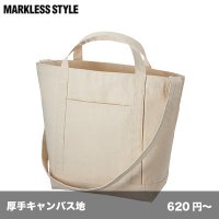 キャンバス ラインショルダートート [TR1010] MARKLESS STYLE-マークレススタイル