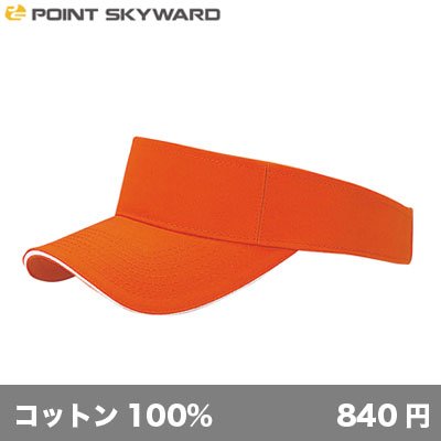 画像1: サンドイッチトリムバイザー [SV] POINT SKYWARD-ポイント スカイワード