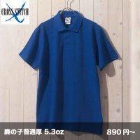 5.3ozポロシャツ [CR2102] CROSS-クロススティッチ