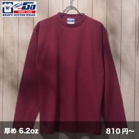 6.2oz 長袖Tシャツ（リブ無）  [SS1010] Touch&Go-タッチアンドゴー