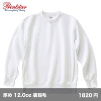12.0oz 裏起毛ヘビートレーナー [00227] printstar-プリントスター