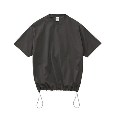 画像3: 6.5oz ファインジャージー リラックスフィットTシャツ(裾ドローコード) [1110] United Athle-ユナイテッドアスレ