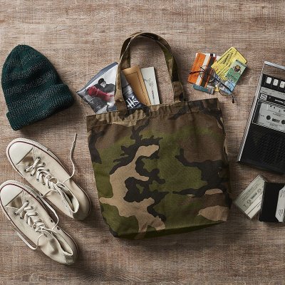 画像3: ヘビーキャンバス トートバッグ（中） [1508] United Athle-ユナイテッドアスレ