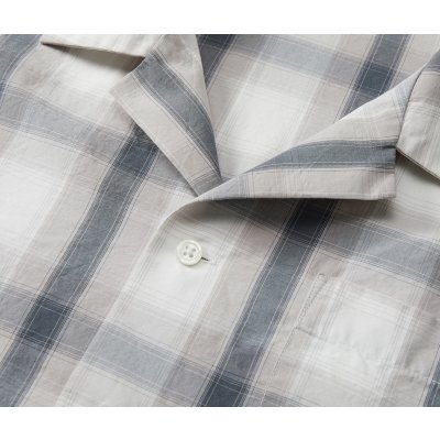 画像3: コットンチェック オープンカラー ショートスリーブシャツ [1693] United Athle-ユナイテッドアスレ