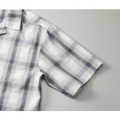 画像7: コットンチェック オープンカラー ショートスリーブシャツ [1693] United Athle-ユナイテッドアスレ