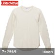 画像1: ヘビーウェイト ワッフル長袖Tシャツ [3960] United Athle-ユナイテッドアスレ (1)