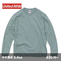 5.6oz 長袖Tシャツ（袖リブ有） [5011] United Athle-ユナイテッドアスレ