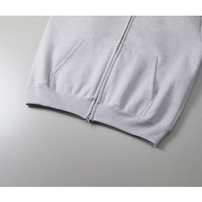 ファスナーは務歯隠し仕様、YKK社製 DALH型ダブルスライダー