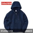 画像1: ダックキャンバス フェードウォッシュ ジップパーカ  [7423] United Athle-ユナイテッドアスレ (1)