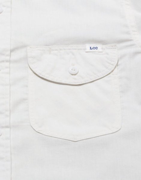 画像4: レディース 半袖シャンブレーシャツ [LCS43005] Lee-リー (4)