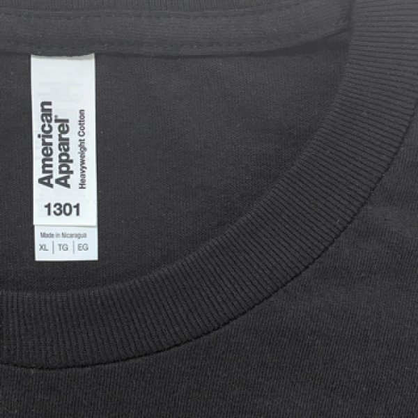 画像7: 6.0oz ヘビーウェイトコットンTシャツ [1301] american apparel-アメリカンアパレル (7)