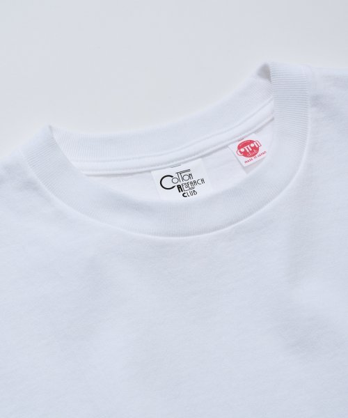 画像2: 6.6oz チューブラーTシャツ [JPC-001] COTTON RESEARCH CLUB-コットンリサーチクラブ (2)