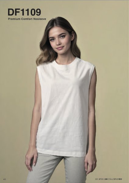 画像3: 6.6oz プレミアムコンフォートノースリーブ [DF1109] D-FACTORY-ディーファクトリー (3)