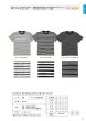 画像2: 5.3oz プレミアムコンフォート ボーダーTシャツ [DF1112] D-FACTORY-ディーファクトリー (2)