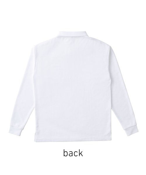 画像3: 長袖アクティブポロシャツ(ポケット付) [APL-269] BEES BEAM-ビーズビーム (3)