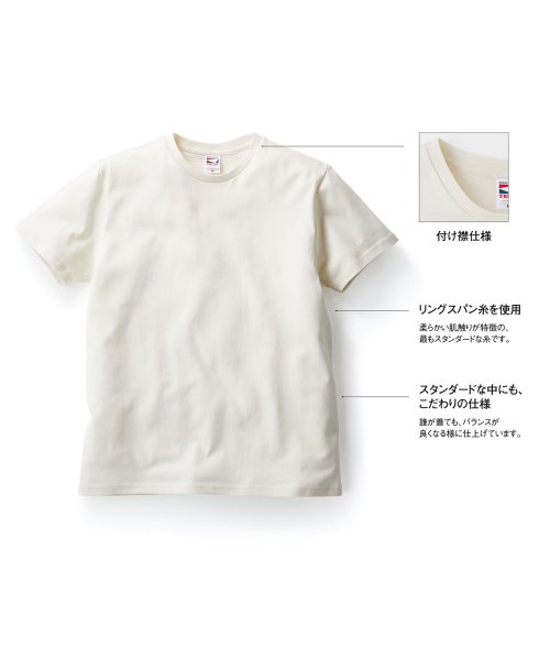 画像4: 5.6oz ヘビーウェイトTシャツ [GAT-500] TRUSS-トラス (4)