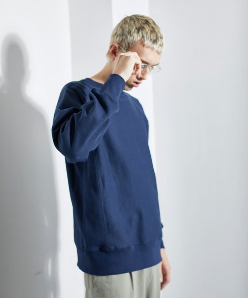 画像2: 12.4oz ヘビーウェイト スウェットシャツ [HSW-138] TRUSS-トラス (2)