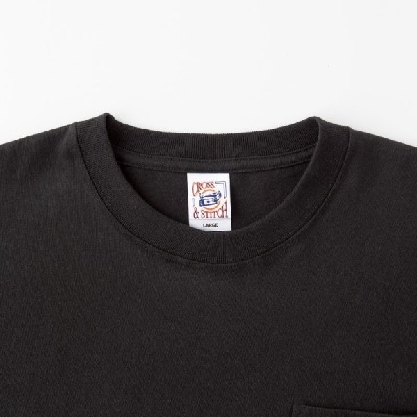 画像3: 6.2oz オープンエンド ポケットTシャツ [OE1117] CROSS＆STITCH-クロスアンドスティッチ (3)