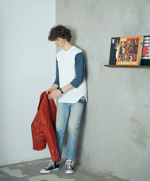 画像3: 6.2oz オープンエンド 3/4スリーブ ベースボールTシャツ [OE1230] CROSS＆STITCH-クロスアンドスティッチ (3)