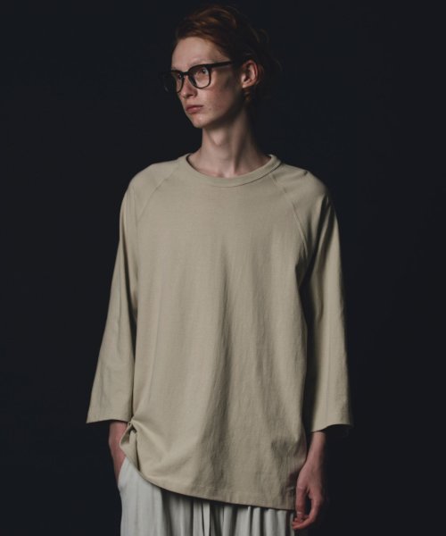 画像2: 6.2oz オープンエンド リラックスフィット ラグランTシャツ [OE1250] CROSS＆STITCH-クロスアンドスティッチ (2)