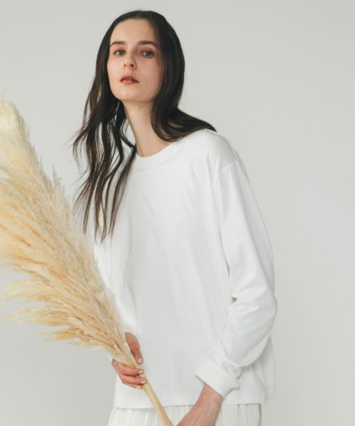 画像2: オーガニックコットン 長袖Tシャツ [OGL-914] TRUSS-トラス (2)