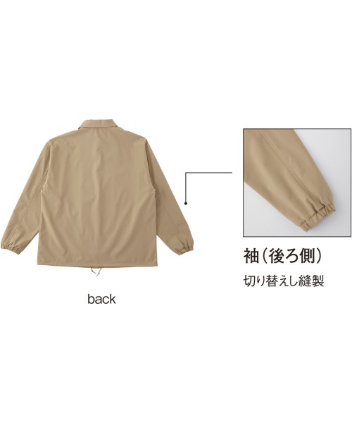 画像4: リサイクルポリ コーチジャケット [PCJ-940] TRUSS-トラス (4)