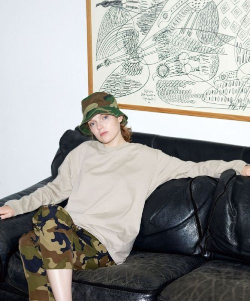 画像2: 6.2oz オープンエンド長袖Tシャツ（リブ有） [RL1216] CROSS＆STITCH-クロスアンドスティッチ (2)