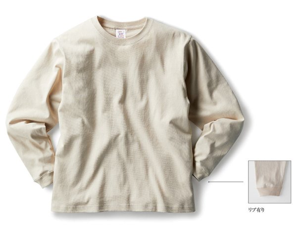 画像4: 6.2oz オープンエンド長袖Tシャツ（リブ有） [RL1216] CROSS＆STITCH-クロスアンドスティッチ (4)
