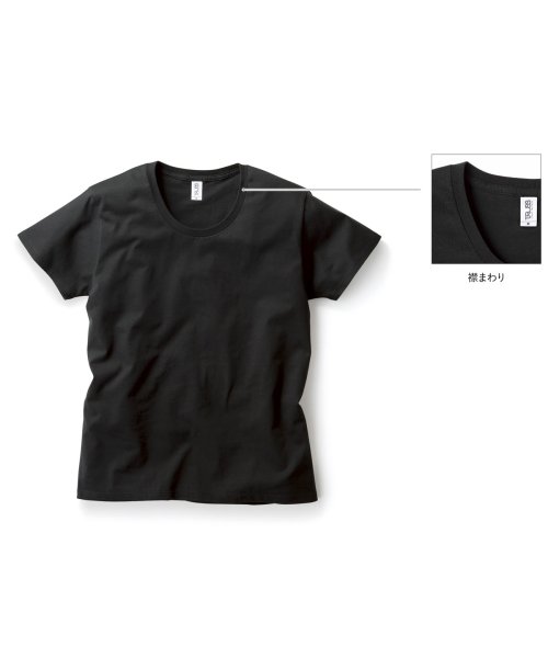 画像3: 4.3oz スリムフィットUネックTシャツ [SFU-114] TRUSS-トラス (3)