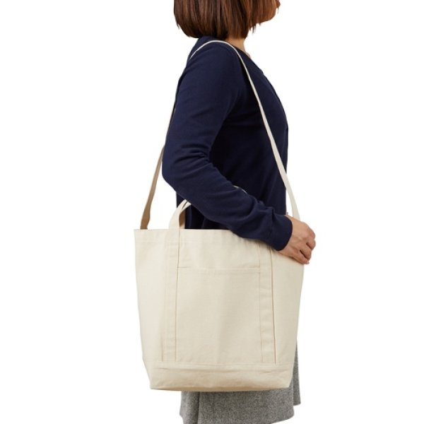 画像5: キャンバス ラインショルダートート [TR1010] MARKLESS STYLE-マークレススタイル (5)