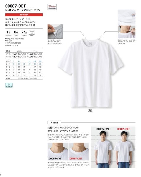 画像4: 5.9oz オープンエンドTシャツ [00087] printstar-プリントスター (4)