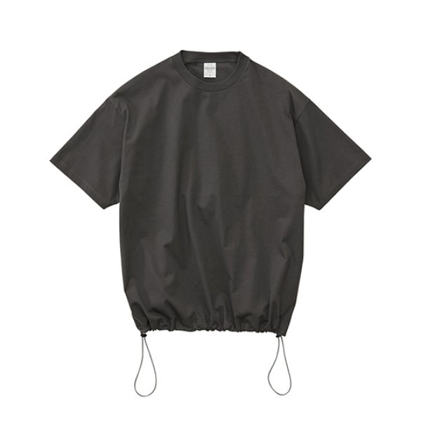 画像3: 6.5oz ファインジャージー リラックスフィットTシャツ(裾ドローコード) [1110] United Athle-ユナイテッドアスレ (3)