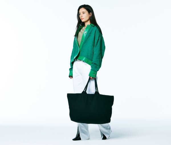 画像2: ヘビーキャンバス ジップトートバッグ [1515] United Athle-ユナイテッドアスレ (2)