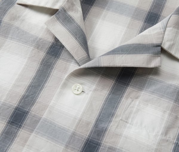 画像3: コットンチェック オープンカラー ショートスリーブシャツ [1693] United Athle-ユナイテッドアスレ (3)