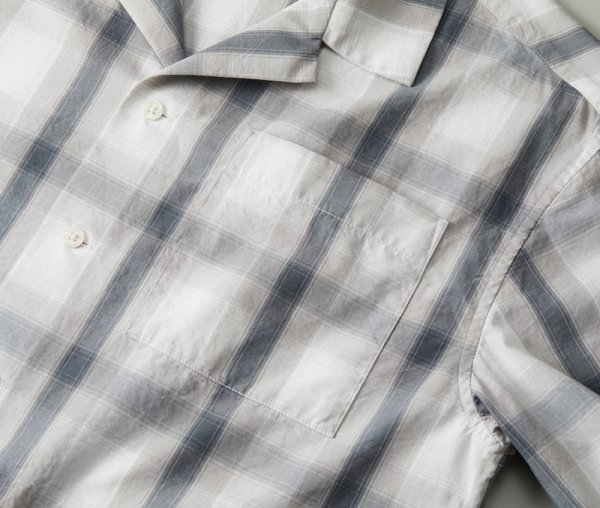 画像5: コットンチェック オープンカラー ショートスリーブシャツ [1693] United Athle-ユナイテッドアスレ (5)