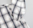 裏返しにした袖裏〜脇のシームライン、丈夫な折り伏せ縫い始末
