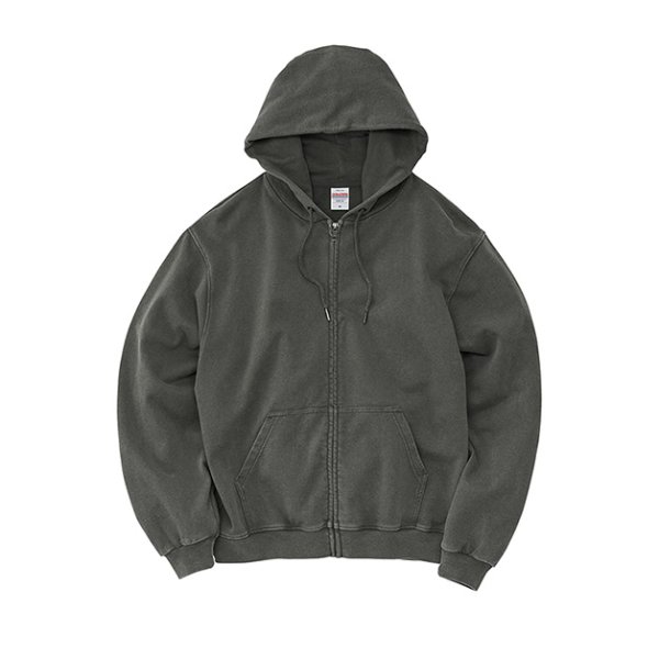 画像11: 8.8oz オープンエンド フェードウォッシュ ジップパーカ [5265] United Athle-ユナイテッドアスレ (11)
