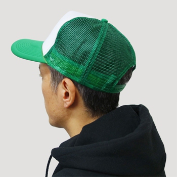 新品 OTTO メッシュキャップのダークグリーン 深緑 どぎつ